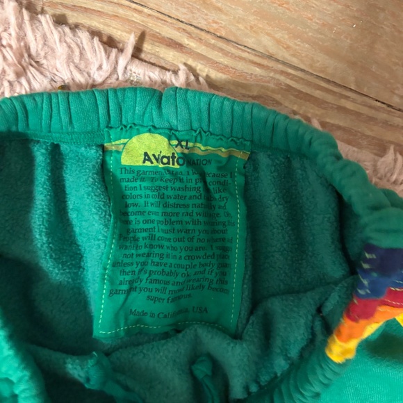 Aviator nation green striped sweatpants - Picture 4 of 5